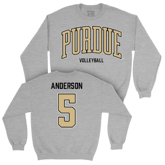 Women's Volleyball Sport Grey Arch Crew  - Taylor Anderson