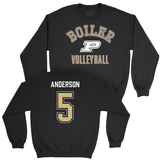 Women's Volleyball Black Classic Crew  - Taylor Anderson