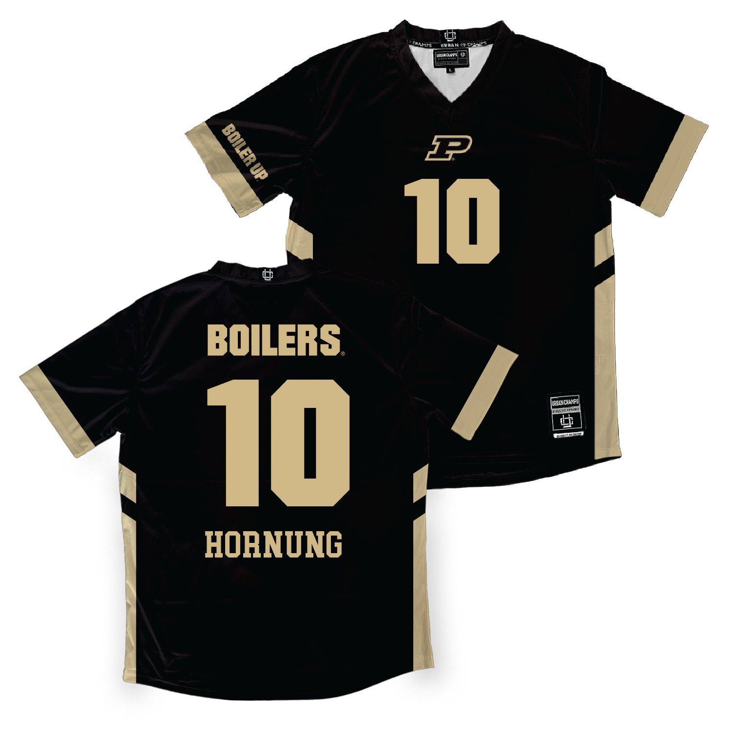 Black Purdue Women's Volleyball Jersey - Ali Hornung | #10 Youth Small