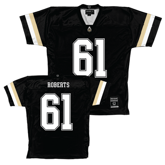 Purdue Black Football Jersey - Aaron Roberts | #61 Youth Small