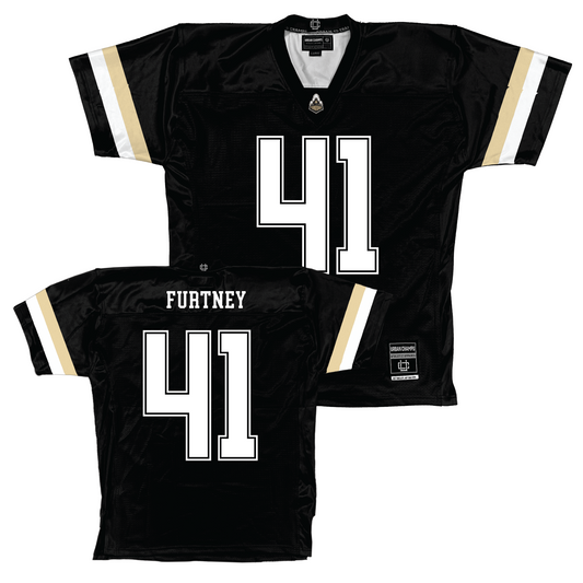 Purdue Black Football Jersey - Ben Furtney | #41 Youth Small