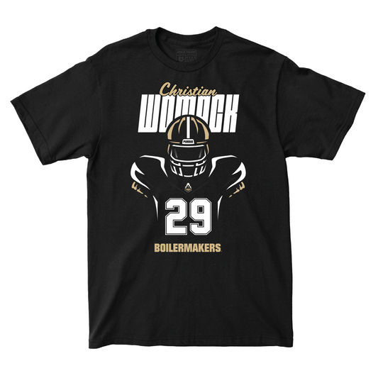 Silhouette Black Football Tee - Christian Womack | #29 Youth Small / Christian Womack | #29