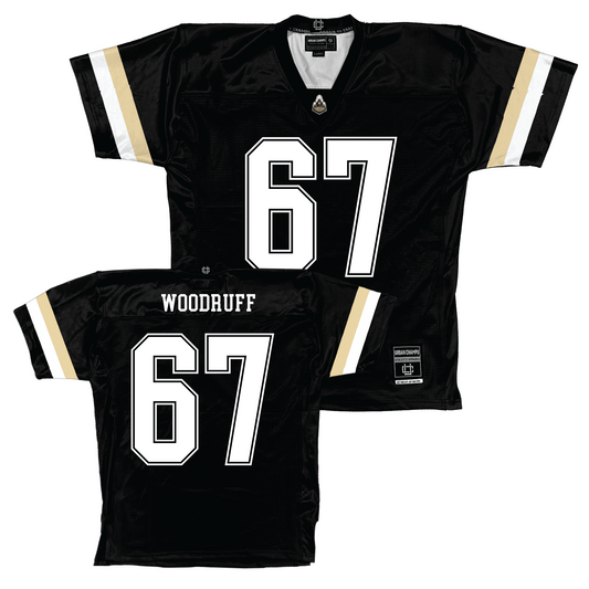 Purdue Black Football Jersey - Drew Woodruff | #67 Youth Small