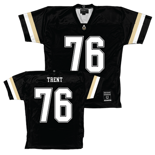 Purdue Black Football Jersey - Ethan Trent | #76 Youth Small