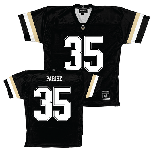 Purdue Black Football Jersey - Hayden Parise | #35 Youth Small