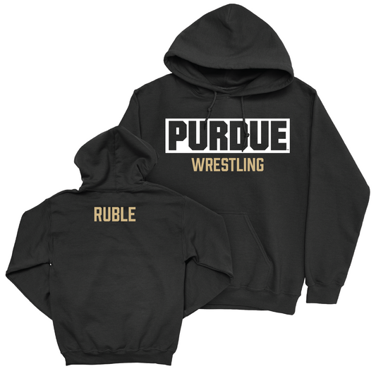 Wrestling Black Staple Hoodie - Isaac Ruble Youth Small