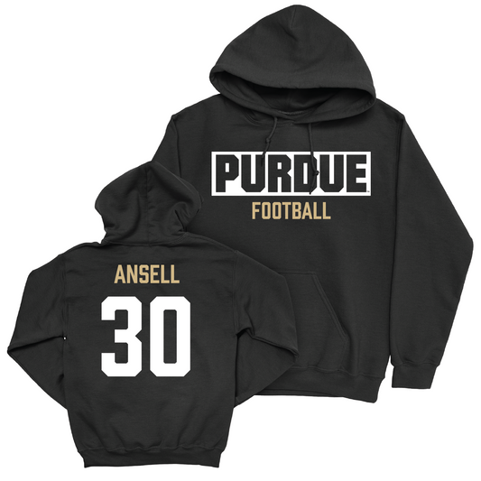 Football Black Staple Hoodie - Jack Ansell | #30 Youth Small