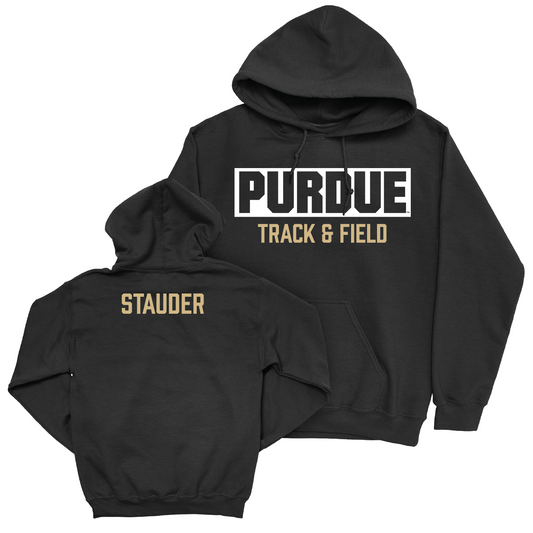 Track & Field Black Staple Hoodie - Kylie Stauder Youth Small