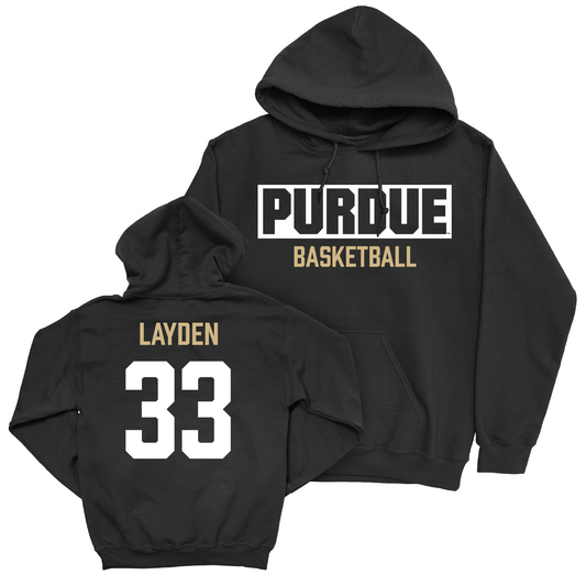 Women's Basketball Black Staple Hoodie - Madison Layden | #33 Youth Small