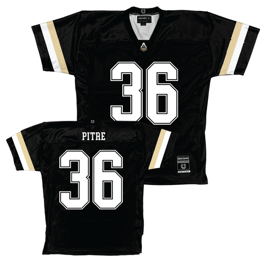 Purdue Black Football Jersey - Roman Pitre | #36 Youth Small