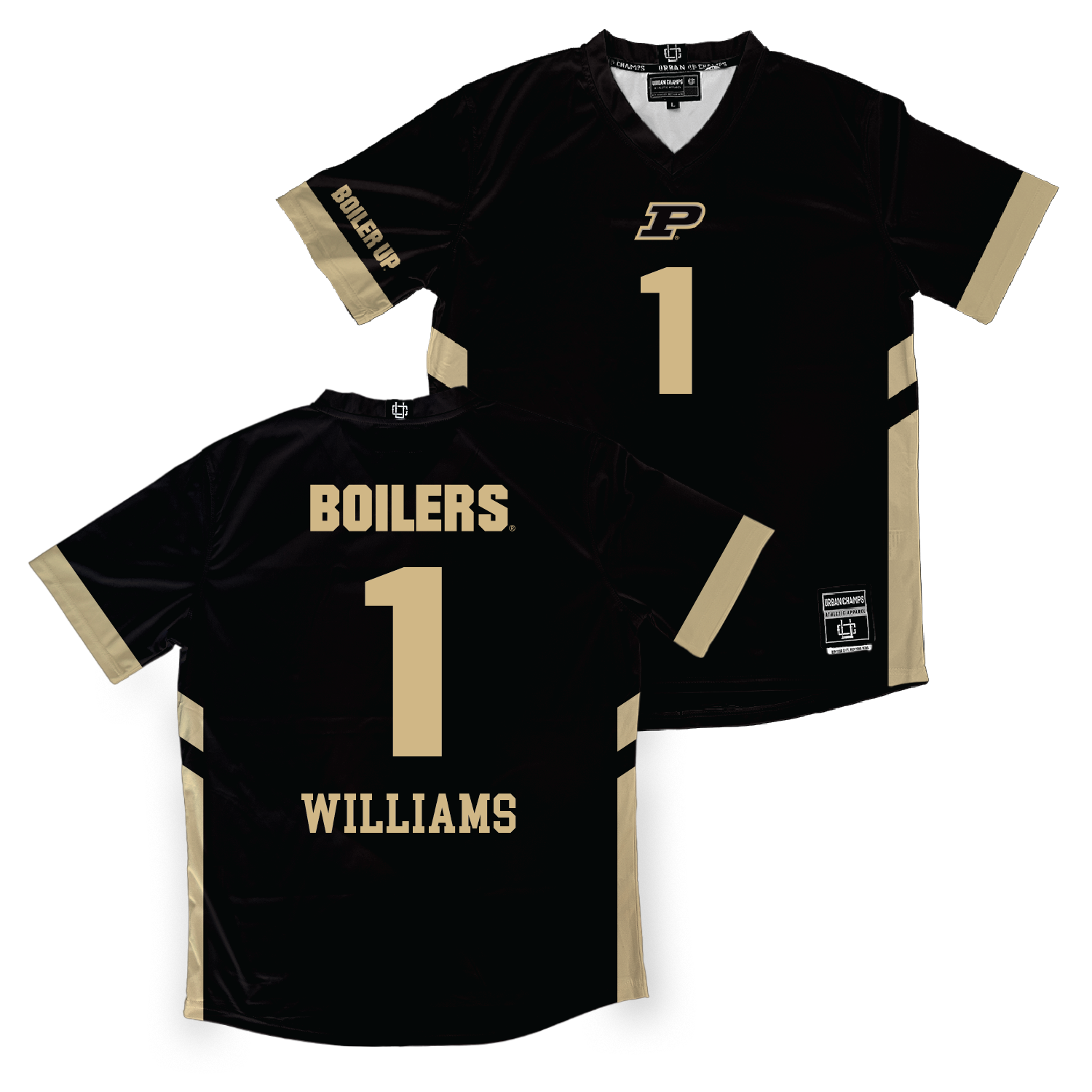 Black Purdue Women's Volleyball Jersey - Rachel Williams | #1 Youth Small
