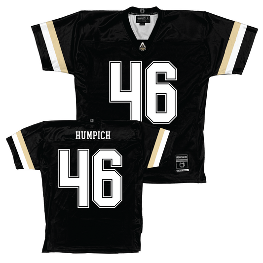 Purdue Black Football Jersey - Scotty Humpich | #46 Youth Small