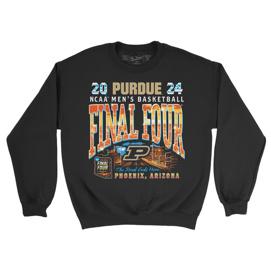 Purdue MBB 2024 Final Four Streetwear Black Crew by Retro Brand