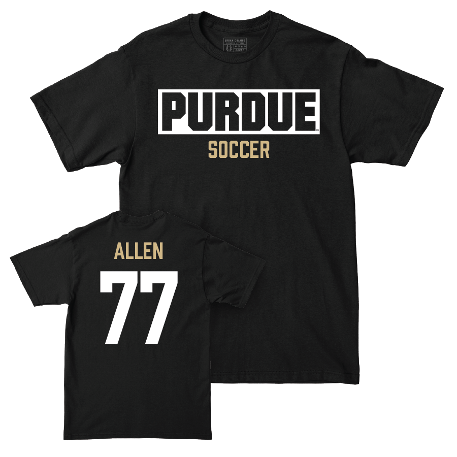 Women's Soccer Black Staple Tee  - Zoie Allen