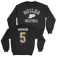 Women's Volleyball Black Classic Crew  - Taylor Anderson