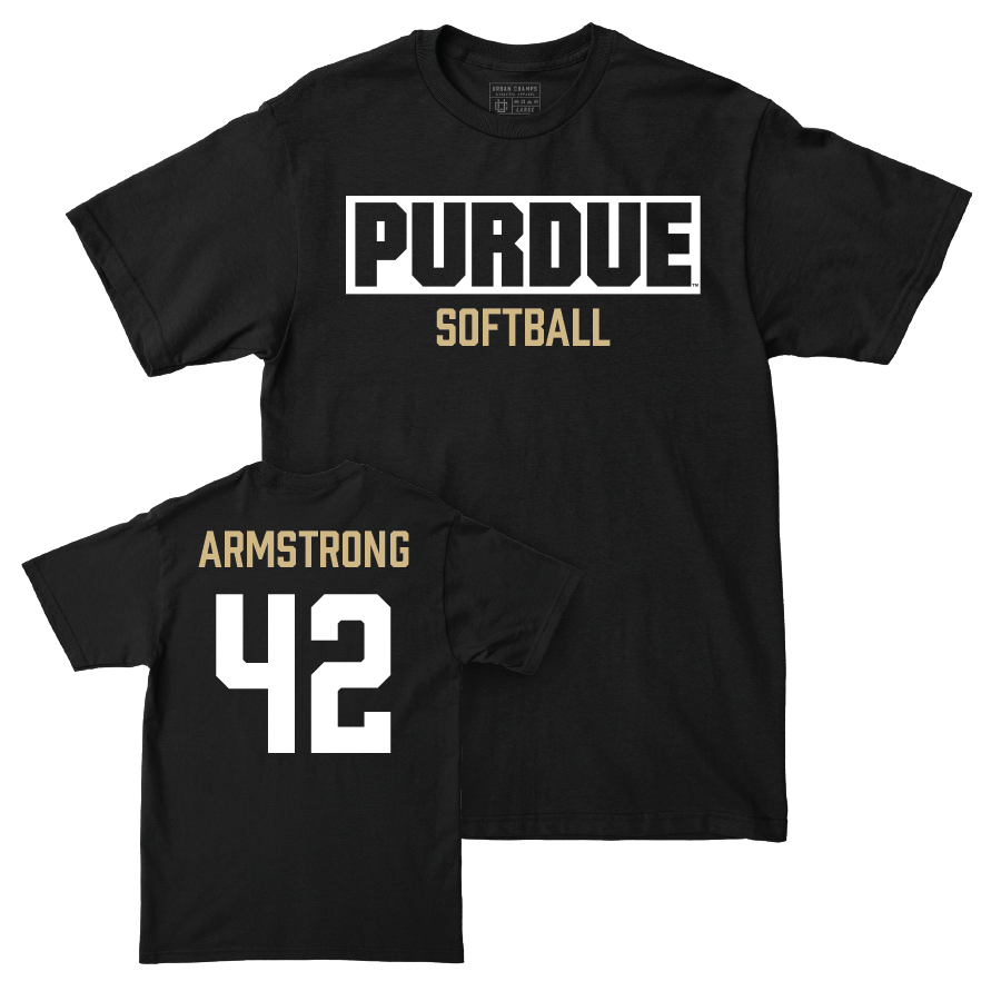 Softball Black Staple Tee  - Ansley Armstrong