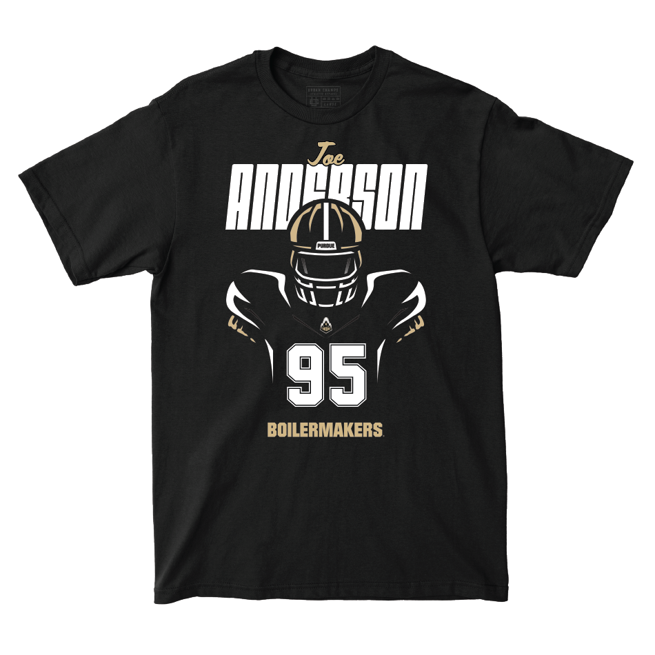 Silhouette Black Football Tee  - Joe Anderson