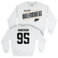 Football White Slant Crew  - Joe Anderson