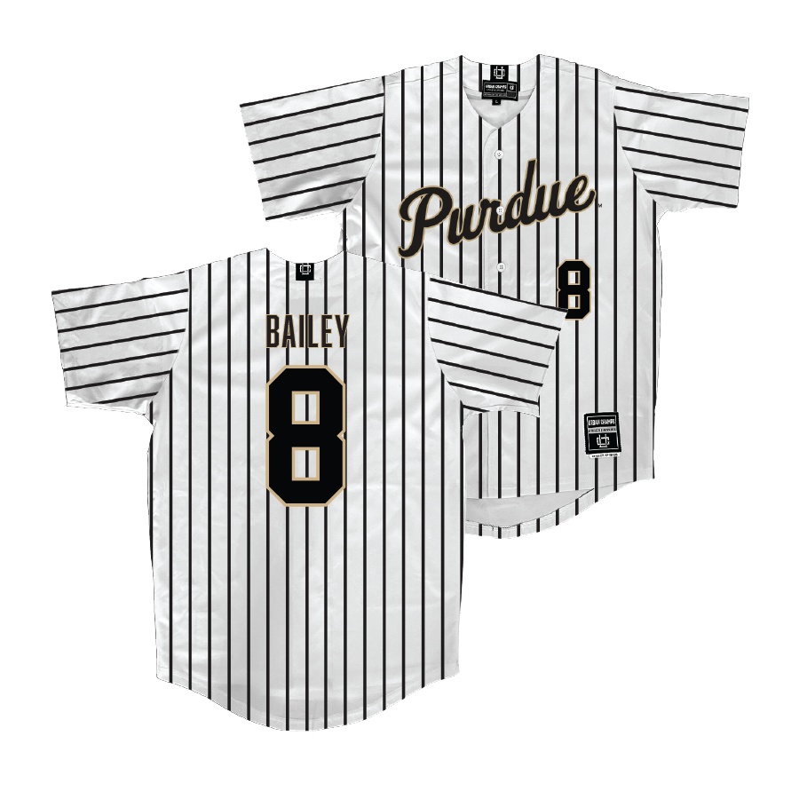 Purdue Softball White Jersey - Kyndall Bailey | #8