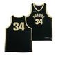 Nike Purdue Boilermakers Black NIL Game Replica Basketball Jersey - Carson Barrett | #34