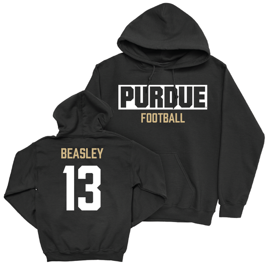 Football Black Staple Hoodie   - Koy Beasley