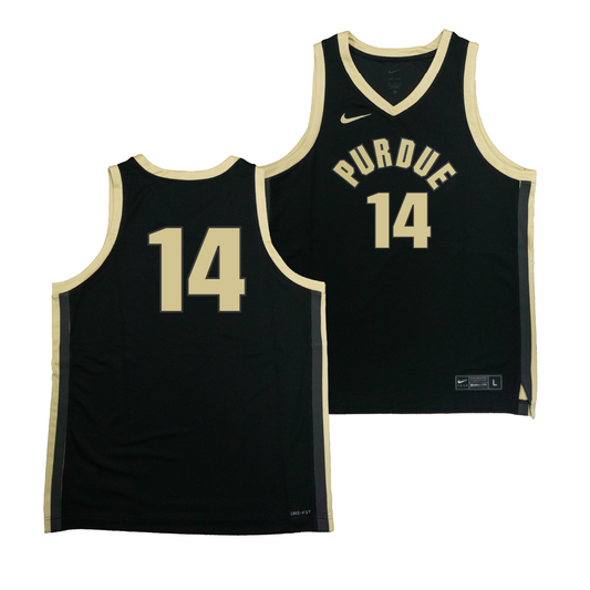 Nike Purdue Boilermakers Black NIL Game Replica Basketball Jersey - Jack Benter