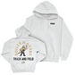 Track & Field White Mascot Hoodie  - Livia Binder