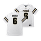 Nike Purdue Boilermakers White NIL Game Replica Football Jersey - Arhmad Branch | #6