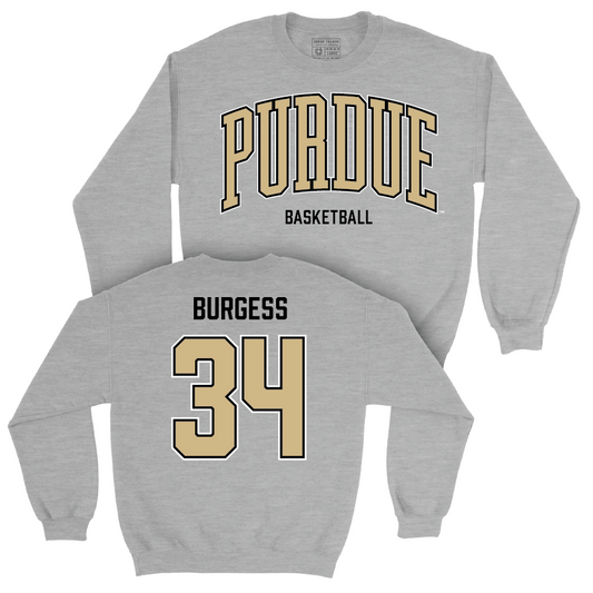 Men's Basketball Sport Grey Arch Crew  - Raleigh Burgess