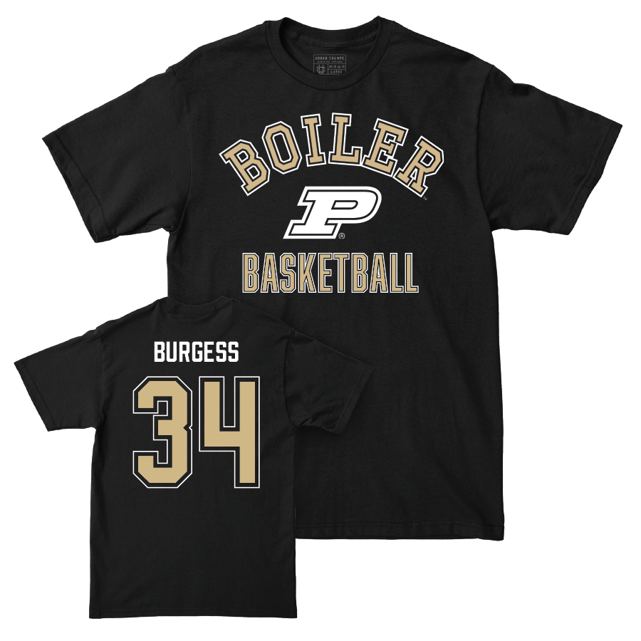 Men's Basketball Black Classic Tee  - Raleigh Burgess