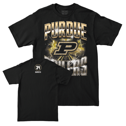 Men's Basketball Black Graphic Tee  - Raleigh Burgess