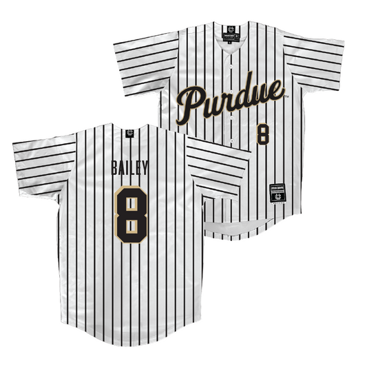 Purdue Softball White Jersey - Kyndall Bailey | #8