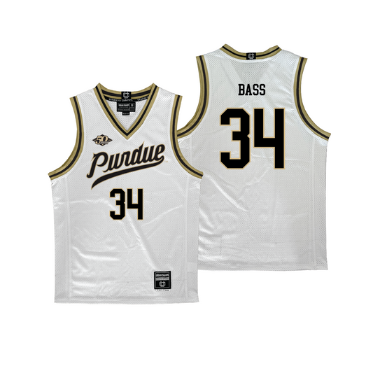 Purdue Women's Basketball 50th Anniversary White Jersey - Reagan Bass