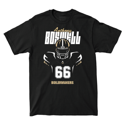 Silhouette Black Football Tee   - Anthony Boswell