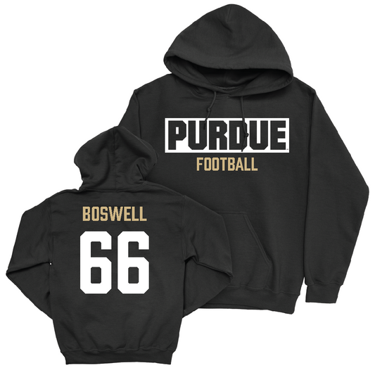 Football Black Staple Hoodie   - Anthony Boswell