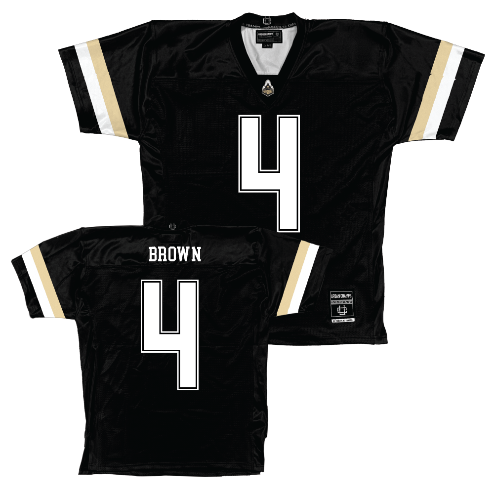 Purdue Black Football Jersey   - Kam Brown