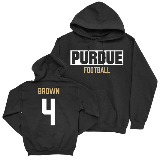 Football Black Staple Hoodie   - Kam Brown