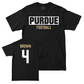 Football Black Staple Tee   - Kam Brown