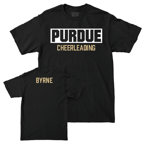 Women's Cheerleading Black Staple Tee   - Sara Byrne