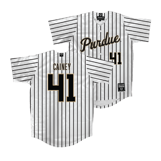 Purdue Softball White Jersey - Olivia Cainey | #41