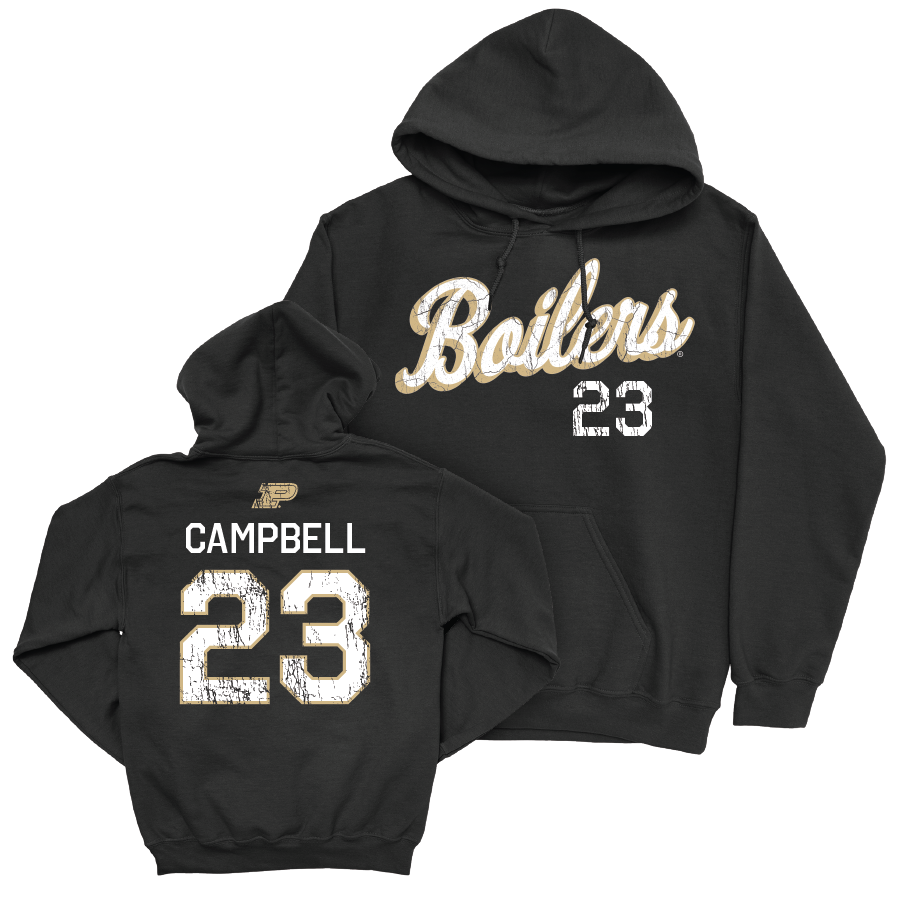 Softball Black Script Hoodie  - Ashlynn Campbell