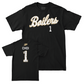 Baseball Black Script Tee     - Albert Choi