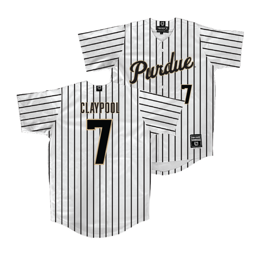 Purdue Softball White Jersey - Kate Claypool | #7