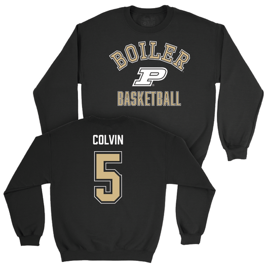 Men's Basketball Black Classic Crew - Myles Colvin | #5