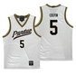 Purdue Men's Basketball White Jersey - Myles Colvin | #5