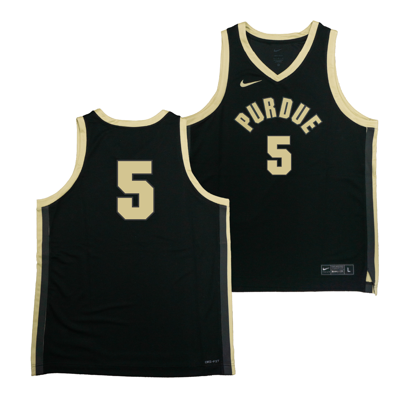 Nike Purdue Boilermakers Black NIL Game Replica Basketball Jersey - Myles Colvin | #5