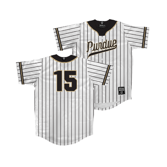 Purdue Softball White Jersey  - Maura Condon