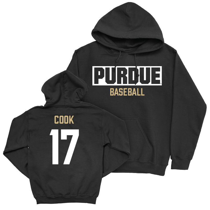 Baseball Black Staple Hoodie  - Lukas Cook