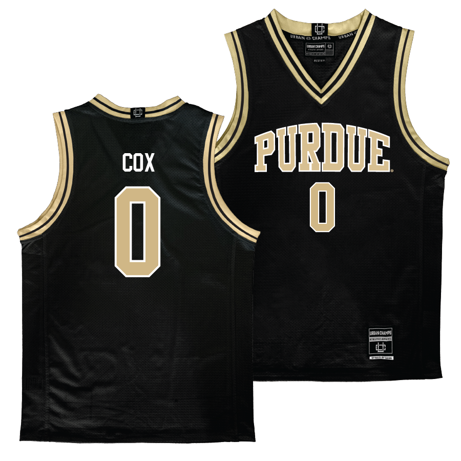 Purdue Men's Black Basketball Jersey  - CJ Cox