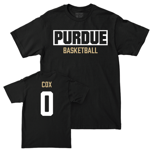 Men's Basketball Black Staple Tee  - CJ Cox